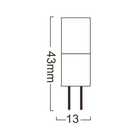 G4-CR3-3W-45K HLAMPOULE-LED-G4-12V-3W45K-DIM-370LM