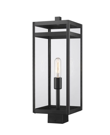 Outdoor Post Mount Fixture – Nuri – Z-lite – 596PHBS-BK