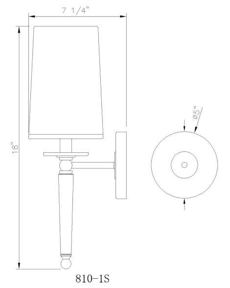 Murale - Avery - Z-Lite - 810-1S-BN - Image 4