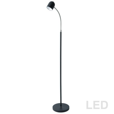 Lampe Sur Pied DEL – Dainolite – 123LEDF-BK