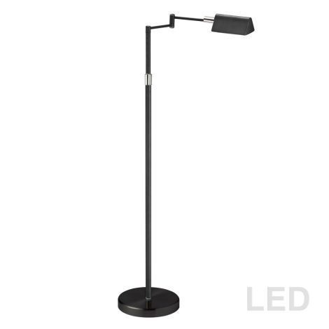 Lampe Sur Pied DEL – Dainolite – 9257LEDF-BK
