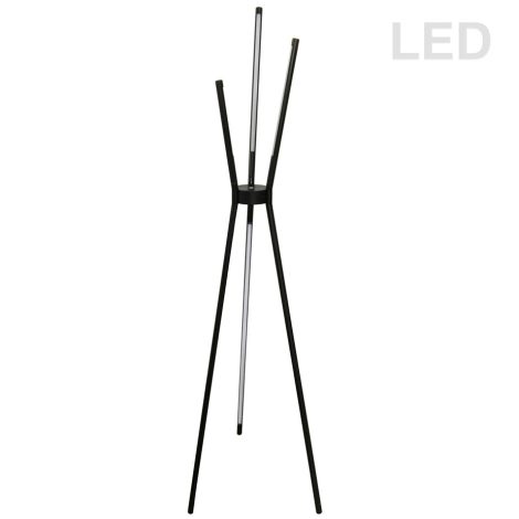 Lampe Sur Pied DEL – Cerena – Dainolite – CER-3LEDF-BK