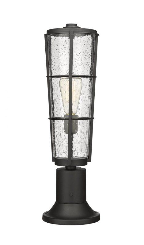 Lampe Piédestal Extérieure – Helix – Z-Lite – 591PHB-553PM-BK