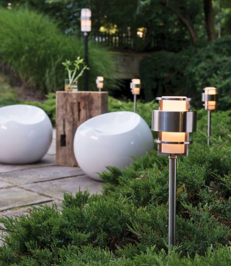 lampe de jardin collection saturn de hinkley