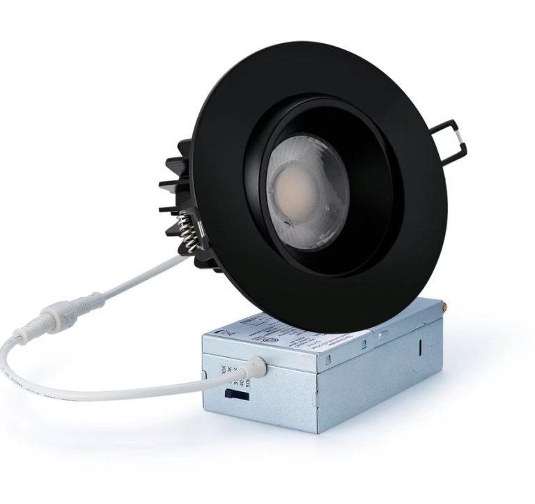 Encastré DEL 4 pouces collection gimbal luminaire galarneau