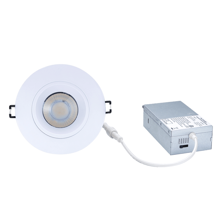 Encastré DEL 4 pouces collection gimbal luminaire galarneau
