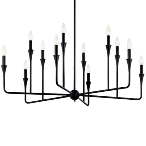Suspension chandelier - ALVARO - Kichler - 52692BK