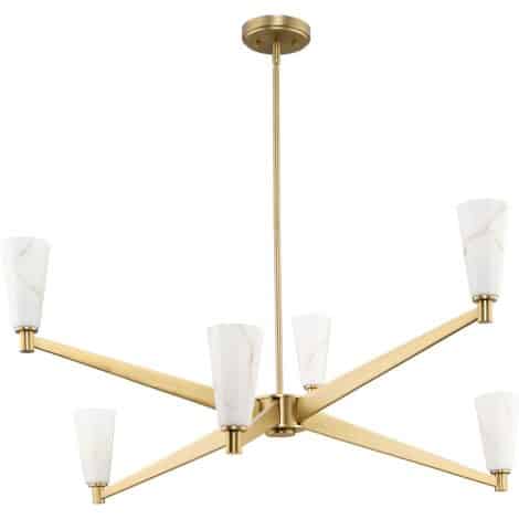 Suspension chandelier - TOSCA - Progress - P400395-109