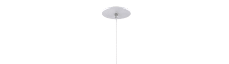 Canopé blanc avec câble de suspension 40 ou 70 pouces pour luminaire linéaire commercial ou résidentiel