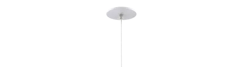 Canopé blanc avec câble de suspension 40 ou 70 pouces pour luminaire linéaire commercial ou résidentiel