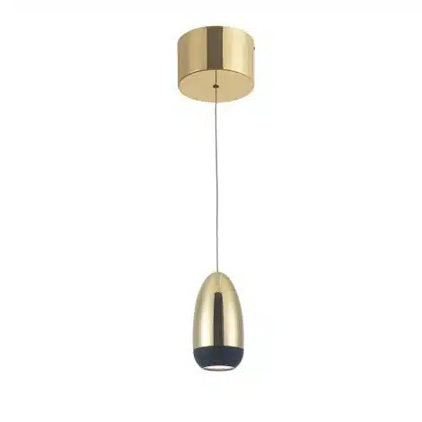 Luminaire suspendu artcraft AC6650GD royal pearl