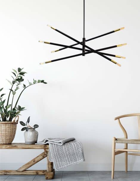 Suspension - Wand - Dainolite - WAN-408P-MB-AGB - Image 3