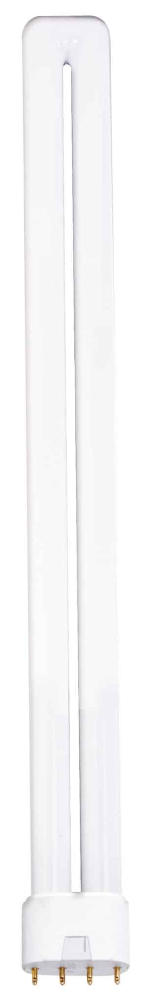 Fluorescent compact 18 watts, 4100K - Tube double 4 broches - SATCO - S6759