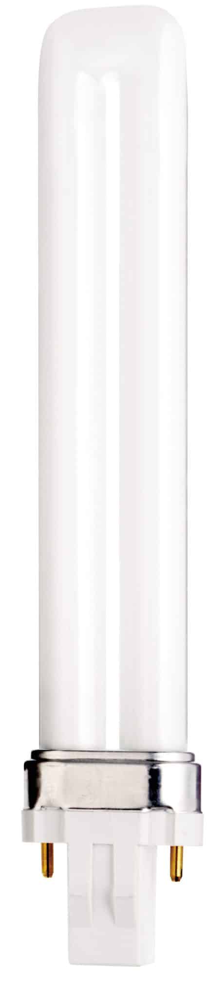 Fluorescent compact 13 watts, 5000K - Simple double 2 broches - SATCO - S8313