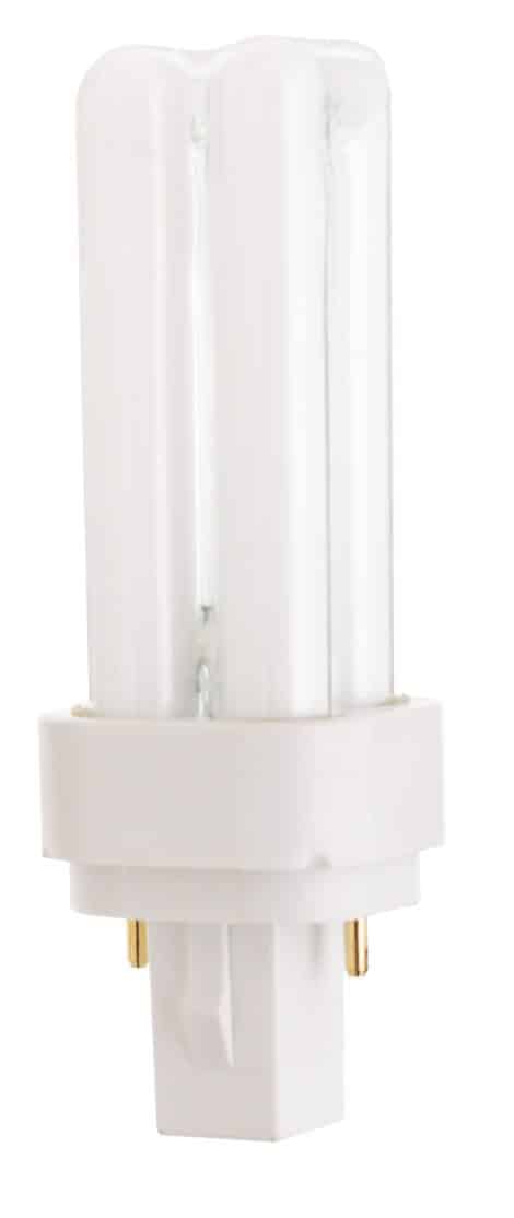 Fluorescent compact 9 watts, 3500K - Double jumeau 2 broches - SATCO - S8316