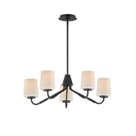 Suspension chandelier - DURHAM - MAXIMET2 - 12696WTBK