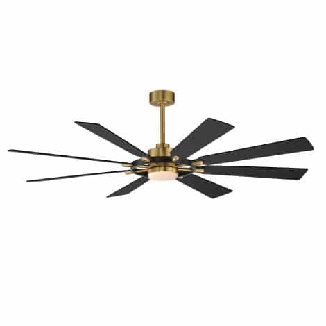 Ventilateur intérieur 72 pouces - HELM - MAXIMET2 - 88878BKNAB