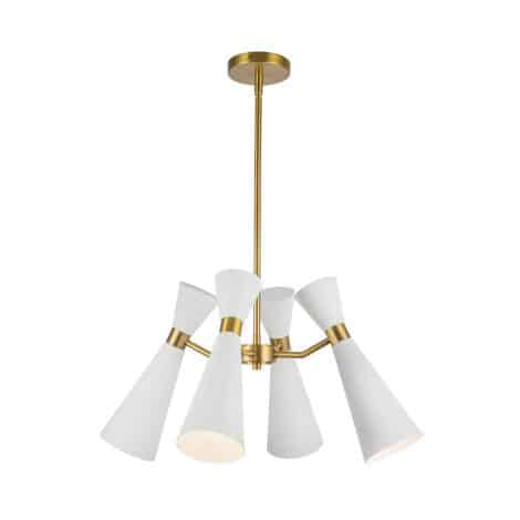 Suspension chandelier - BLAKE - Alora - CH574424WHAG