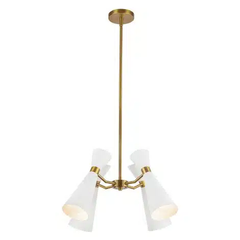 Suspension chandelier - BLAKE - Alora - CH574424WHAG - Image 3