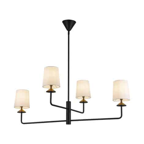 Suspension chandelier - BRIDGETTE - Alora - CH497445MBWL