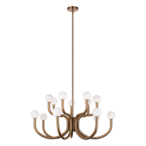 Suspension chandelier - JOELLE - Matteo - C34214AGOP