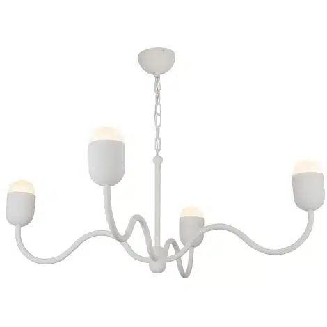 Suspension chandelier - EFFIE - Alora - CH558439AWOP - Image 2