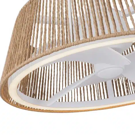 Ventilateur 24 pouces - ISLA - KUZCO - CF41424-WH/BR-5CCT - Image 3