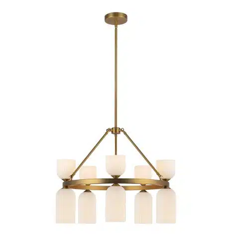 Suspension chandelier - NELLY - Alora - CH442626BGGR - Image 2