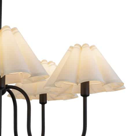 Suspension chandelier - ROSEMARY - Alora - CH610530MBFW - Image 3