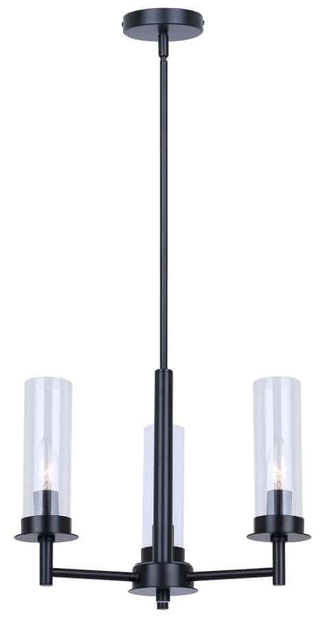 Suspension Chandelier - BENSON - Canarm - ICH1205A03BK
