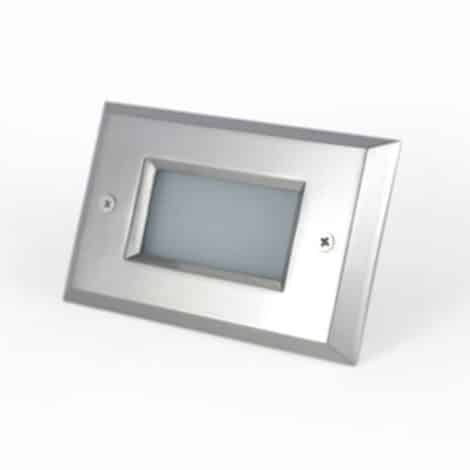 Finition encastré biseauté nickel brossé