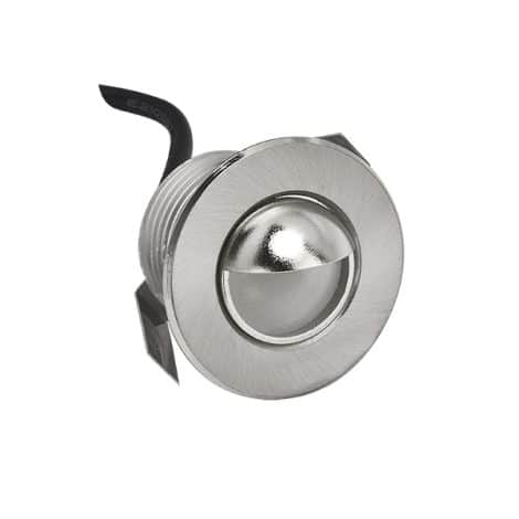 Garniture pour encastré de marche intérieur et extérieur - Série 1-05 - Luminaire Galarneau - RD12-Scoop-Metal-BN