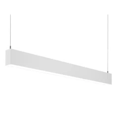 Suspension linéaire blanche au DEL 96 pouces