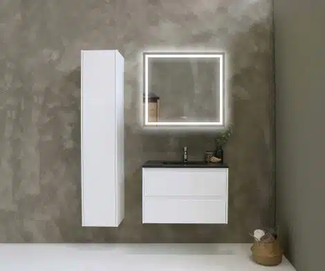 Miroir DEL 3CCT 24x36 à éclairage avant et rétroéclairé - Série 1-53 MF Series - Luminaire Galarneau - MF3-24X36-3CCT – Image 2