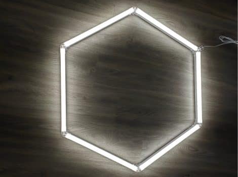 Plafonnier linéaire hexagon de nexleds