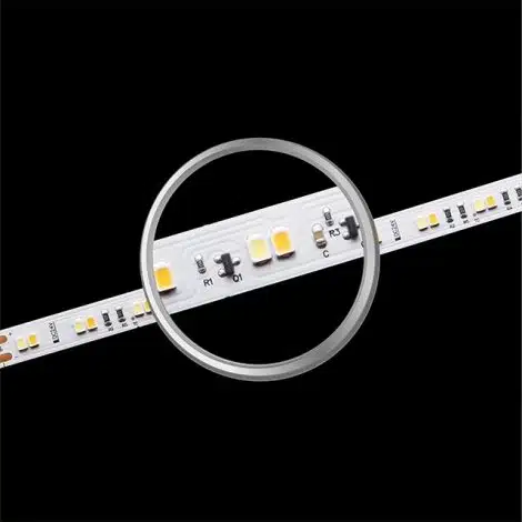 Ruban DEL Dim to Warm 21K-35K 10mm VENDU AU PIED - Série 1-54 - Luminaire Galarneau - 2835FP10mm14.4W-DW – Image 2