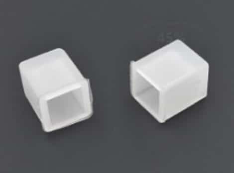 Embout en silicone sans trou pour bande lumineuse néon