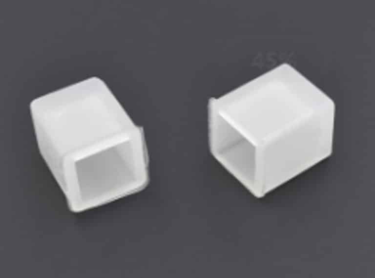 Embout en silicone sans trou pour bande lumineuse néon