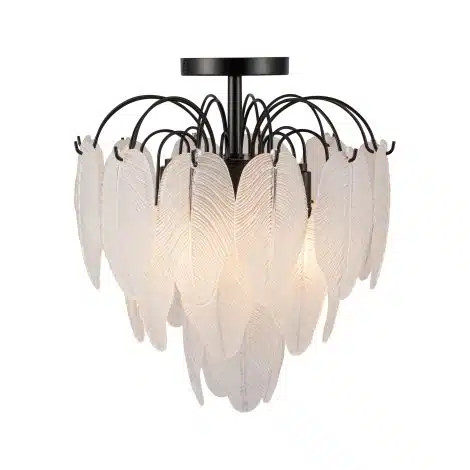 Semi-plafonnier - ALESSIA - Artcraft - AC11785BK