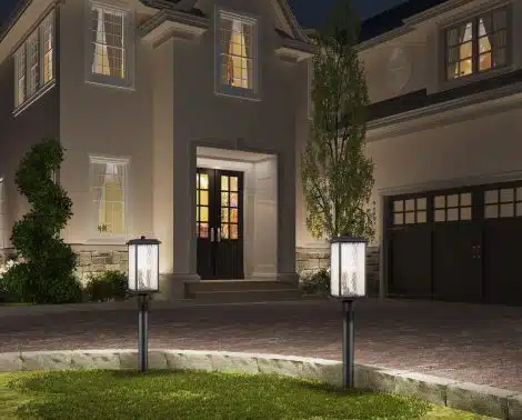 Luminaire sur poteau - ESTATE - Artcraft - AC9273BK – Image 3