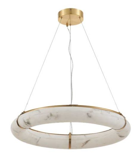 Suspension 27 pouces - REUBEN - Dainolite - RBN-2768LEDP-AGB-ALB