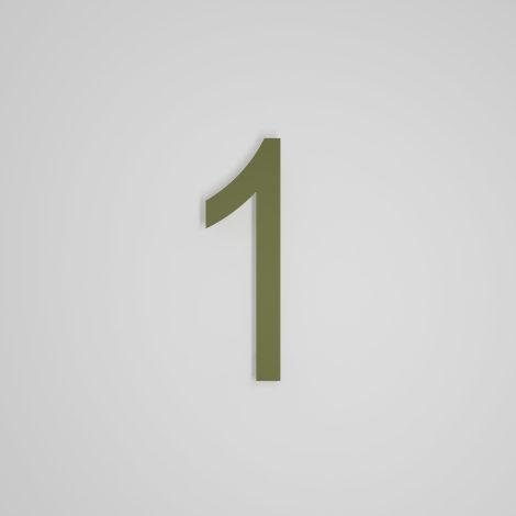 Chiffre flottant 10 pouces - FLOTTANT - Snoc - 1711-1-49-H10