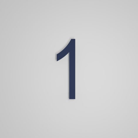 Chiffre flottant 10 pouces - FLOTTANT - Snoc - 1711-1-50-H10
