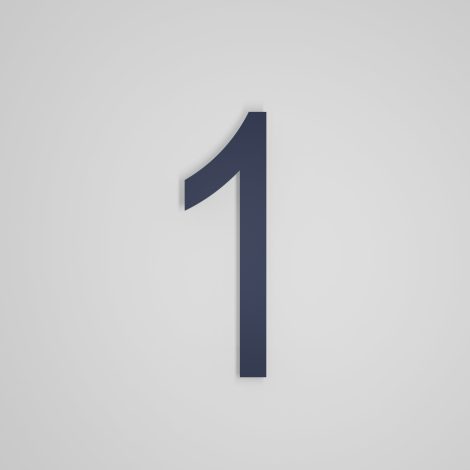 Chiffre flottant 12 pouces - FLOTTANT - Snoc - 1711-1-50-H12