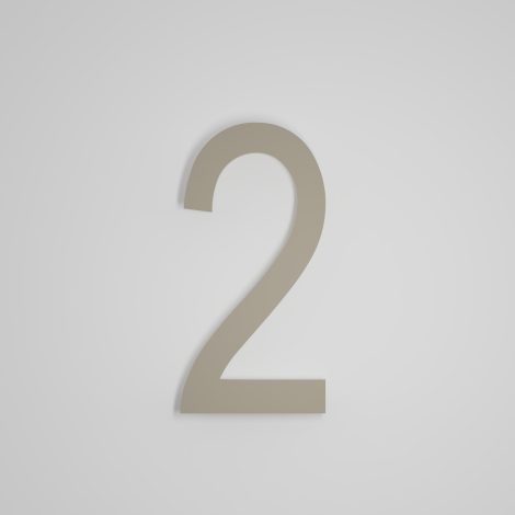 Chiffre flottant 12 pouces - FLOTTANT - Snoc - 1711-2-54-H12