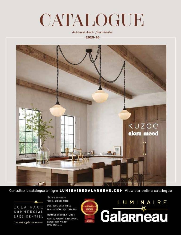 Circulaire automne hiver 2025-2026 Luminaire Galarneau