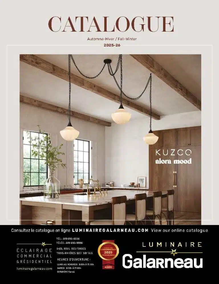 Circulaire automne hiver 2025-2026 Luminaire Galarneau