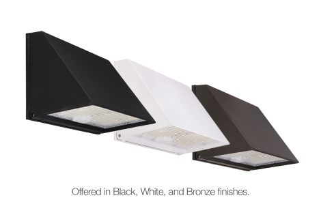 Murale commerciale de type wall pack, Noir - KEYSTONE - CSC - KWP-80W-3P-3CCT-UD-BK