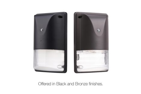 Murale commerciale de type wall pack, Noir - CSC - MWP04-20W-3P-3CCT-UD-BK