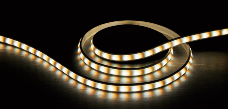 ruban DEL deux couleurs 27k-65k 10mm